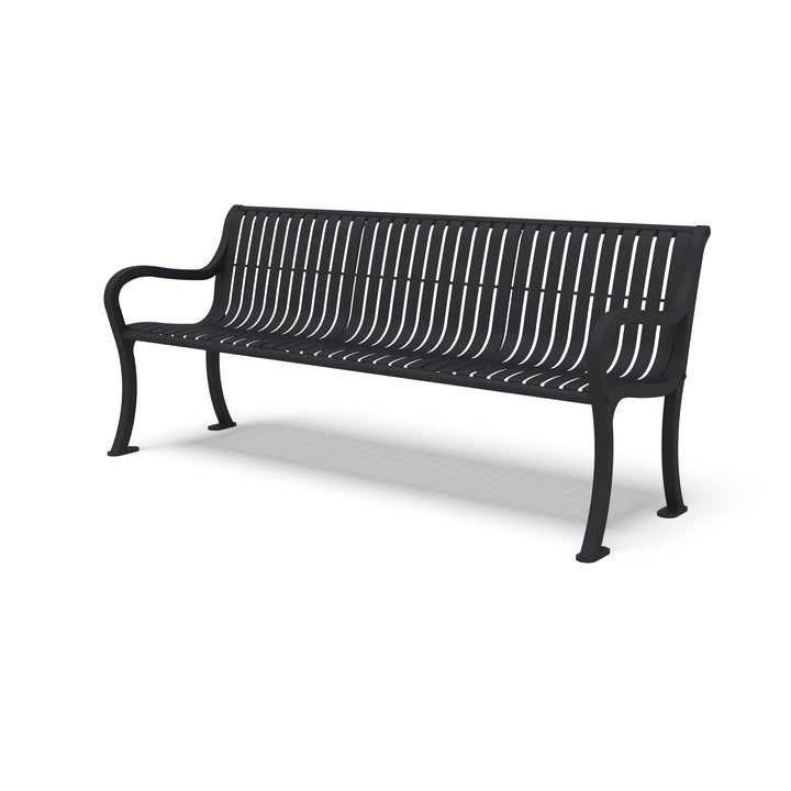 Covington Vertical Slat Bench