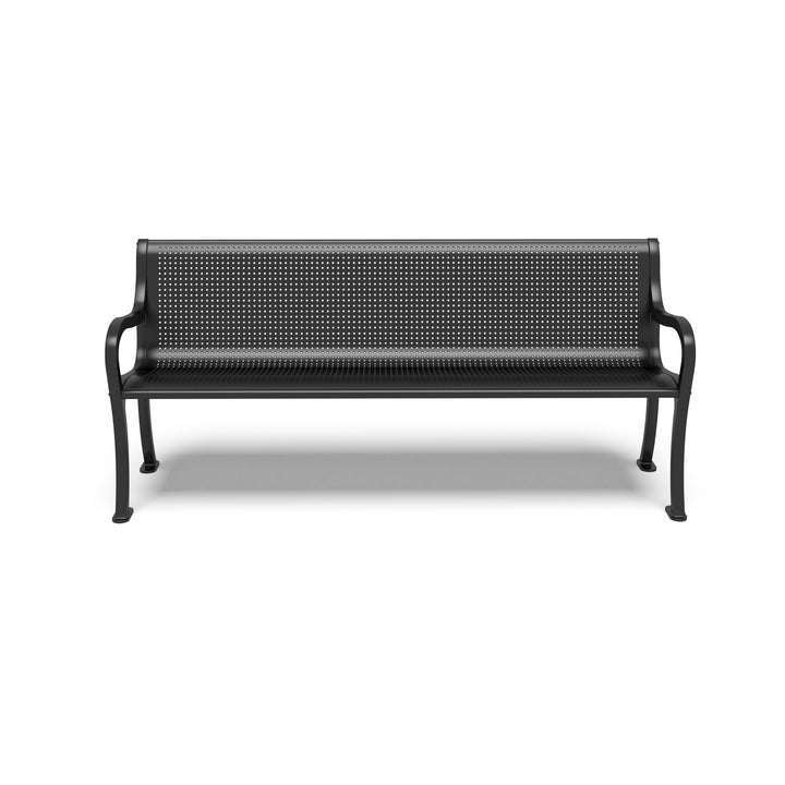 Covington Round Perforated Bench