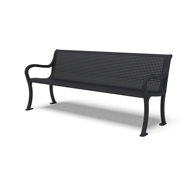 Covington Round Perforated Bench
