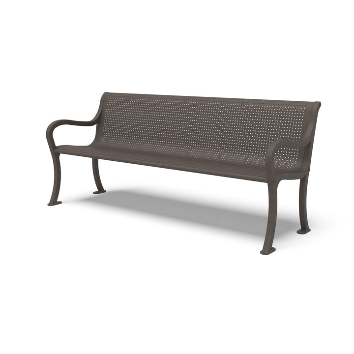 Covington Round Perforated Bench