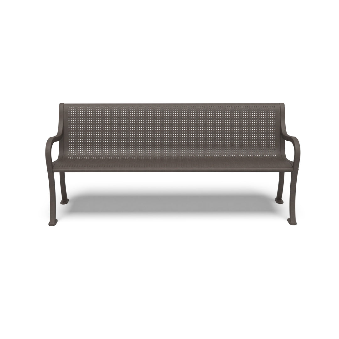 Covington Round Perforated Bench