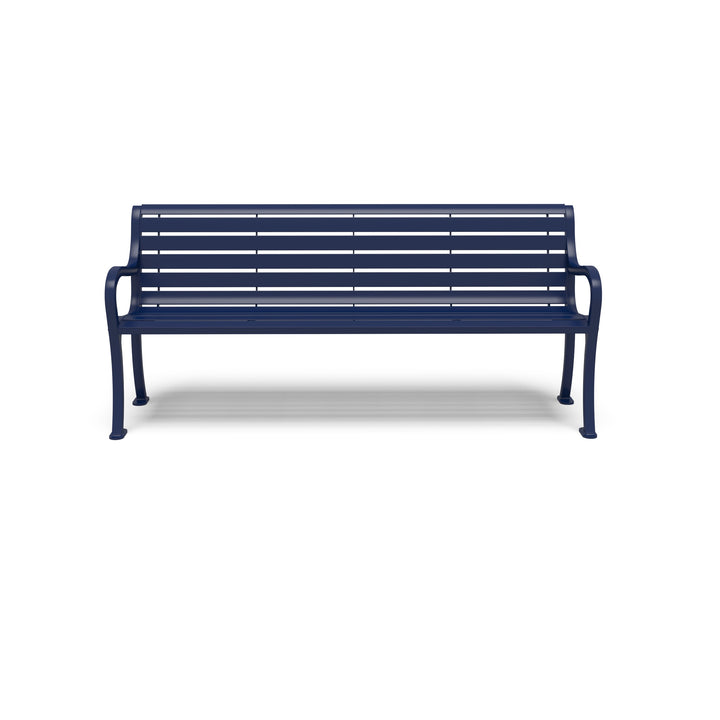 Courtyard Slat Outdoor Bench