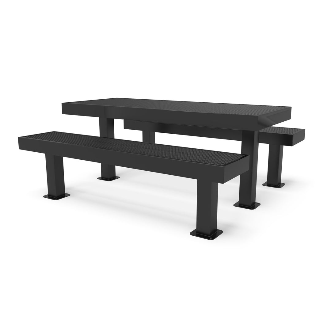 Mounted Designer Diamond Picnic Table