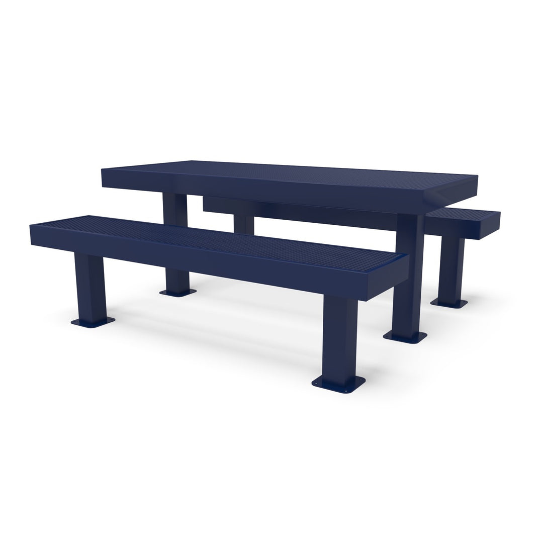 Mounted Designer Diamond Picnic Table
