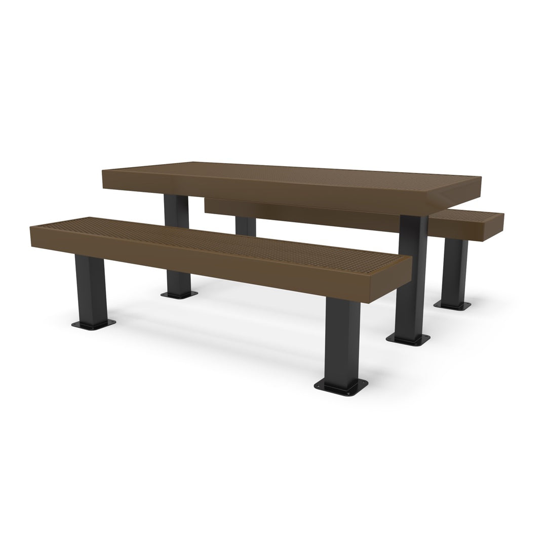 Mounted Designer Diamond Picnic Table