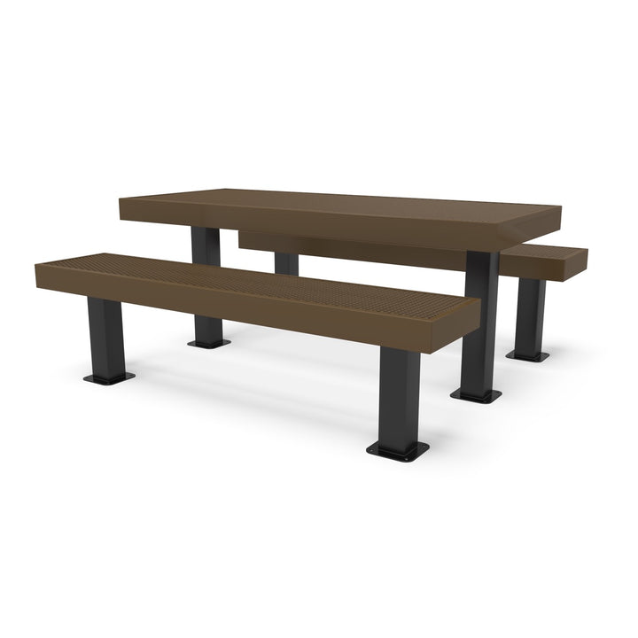 Mounted Designer Diamond Picnic Table