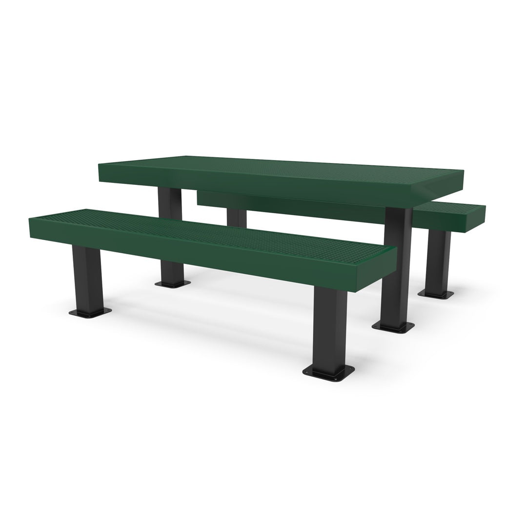 Mounted Designer Diamond Picnic Table