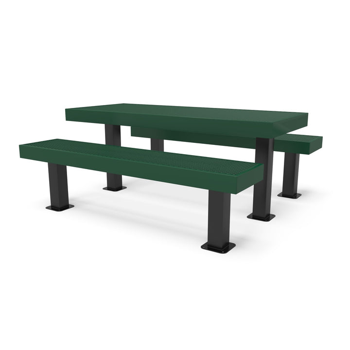 Mounted Designer Diamond Picnic Table