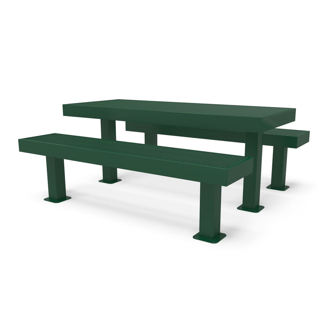Mounted Designer Diamond Picnic Table