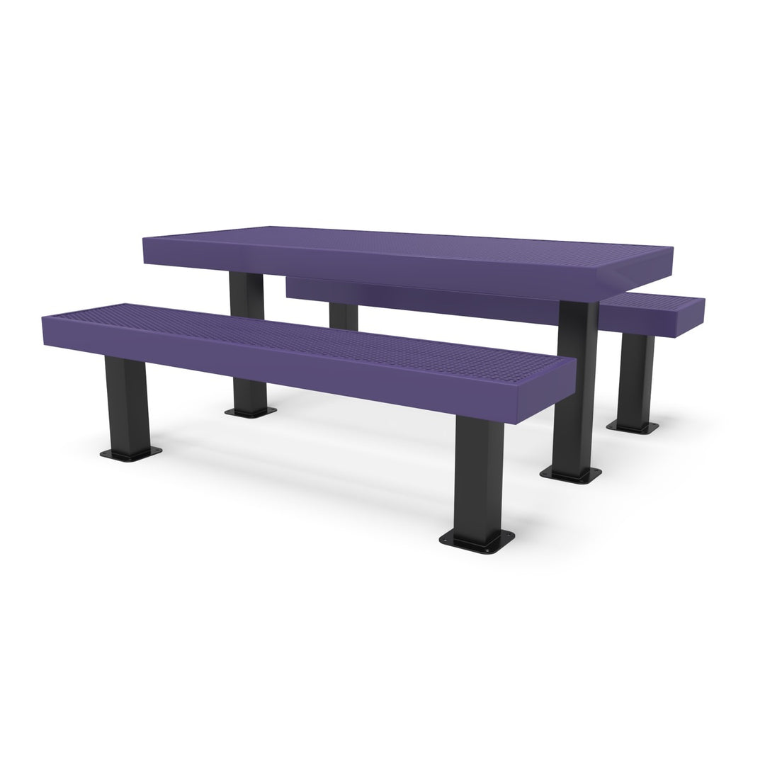 Mounted Designer Diamond Picnic Table