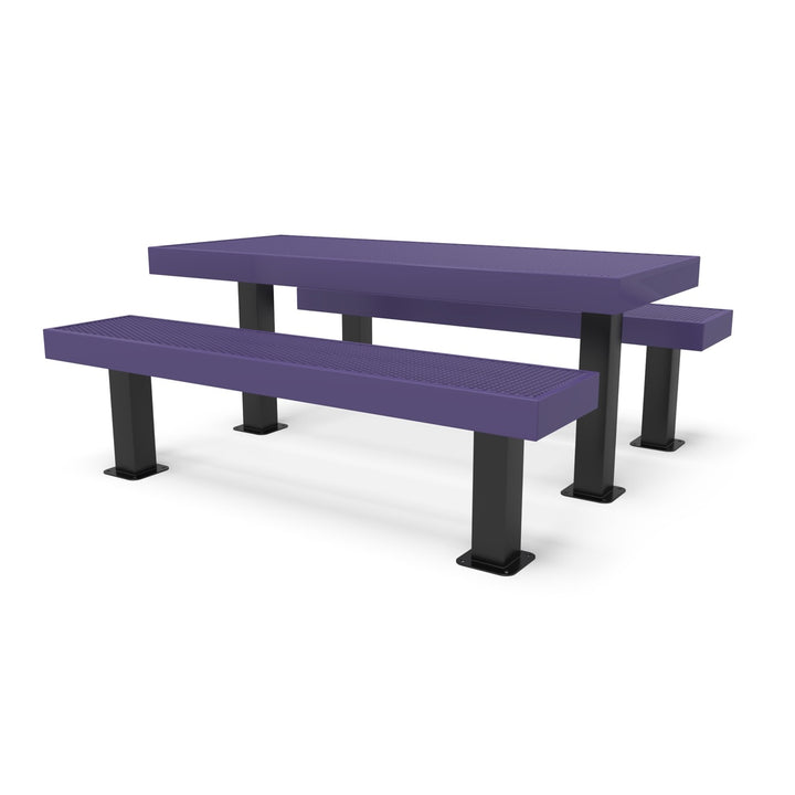 Mounted Designer Diamond Picnic Table