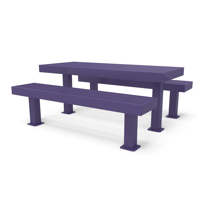 Mounted Designer Diamond Picnic Table