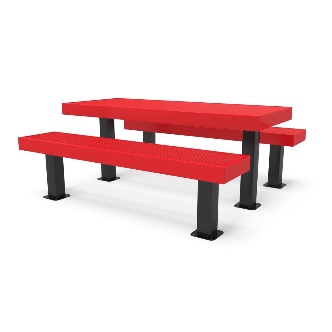 Mounted Designer Diamond Picnic Table