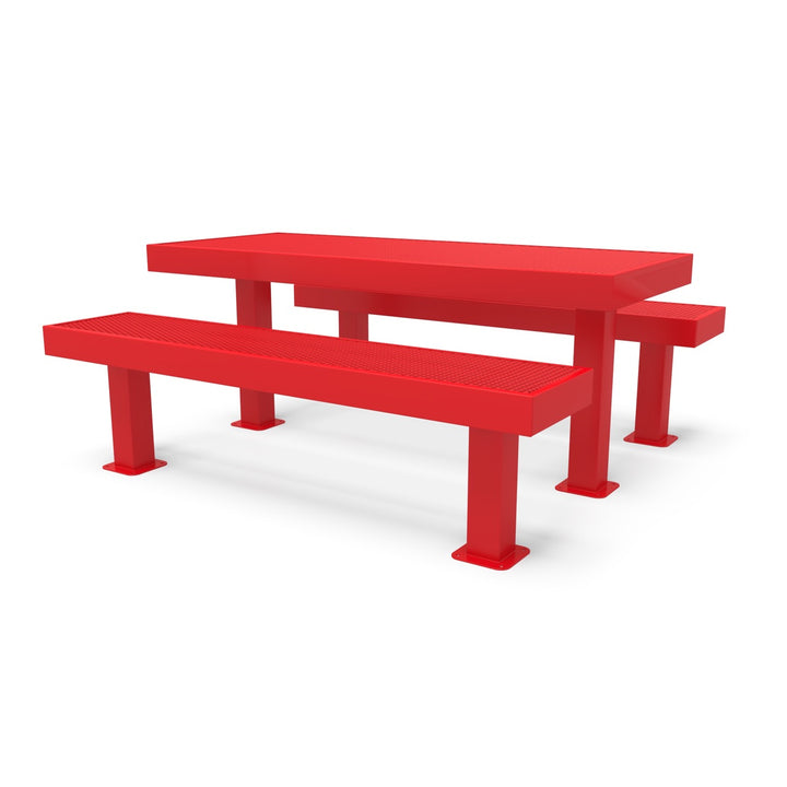 Mounted Designer Diamond Picnic Table
