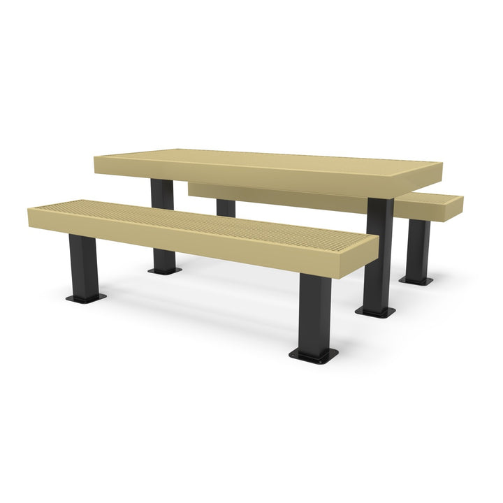 Mounted Designer Diamond Picnic Table