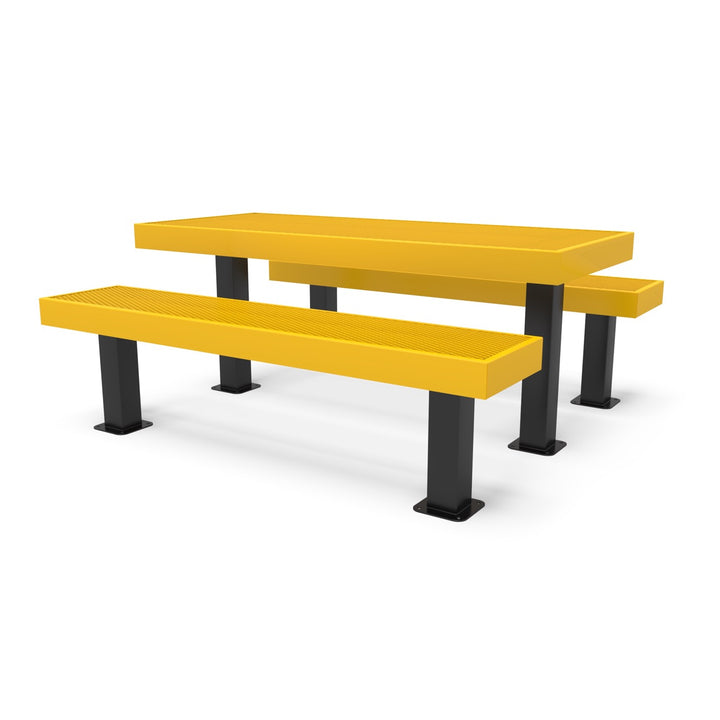 Mounted Designer Diamond Picnic Table