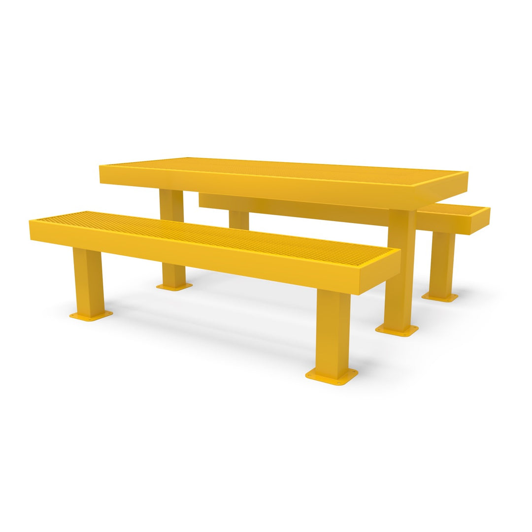 Mounted Designer Diamond Picnic Table