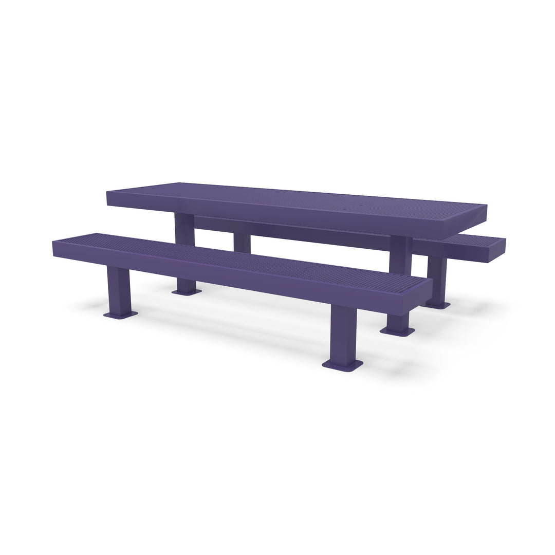 Mounted Designer Diamond Picnic Table