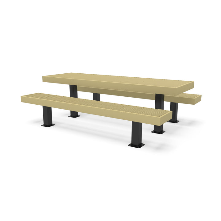 Mounted Designer Diamond Picnic Table