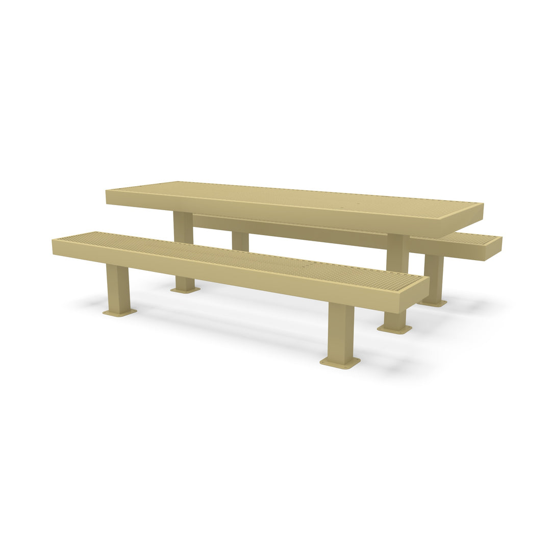 Mounted Designer Diamond Picnic Table