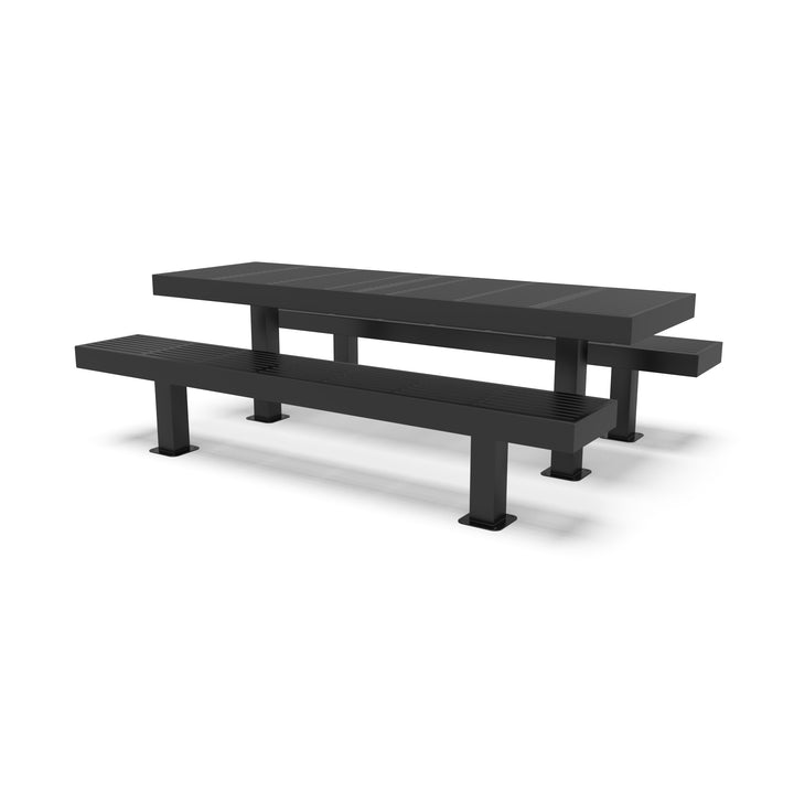 Mounted Designer Traditional Picnic Table