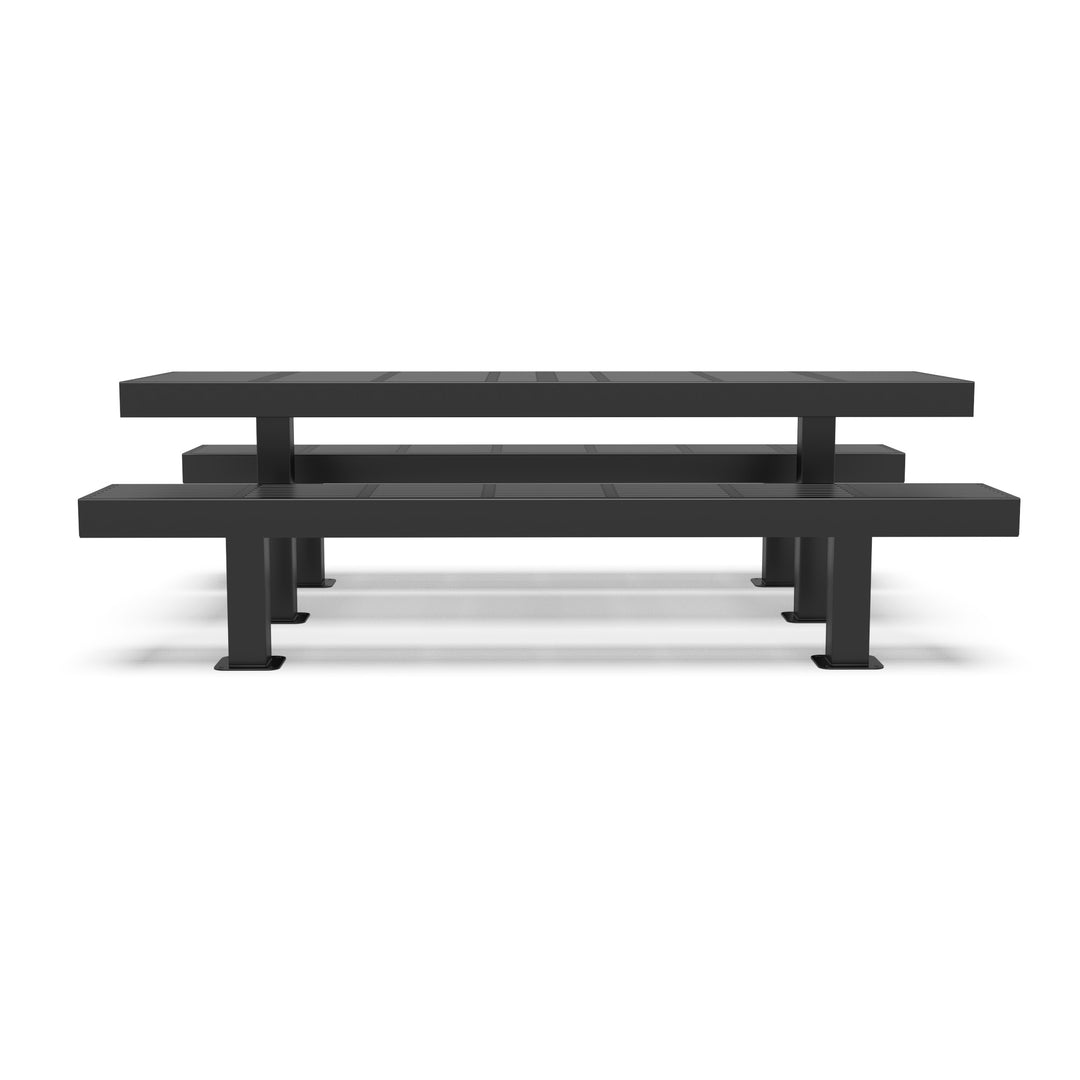 Mounted Designer Traditional Picnic Table