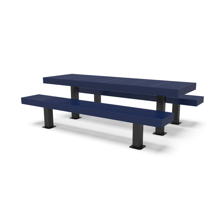 Mounted Designer Traditional Picnic Table