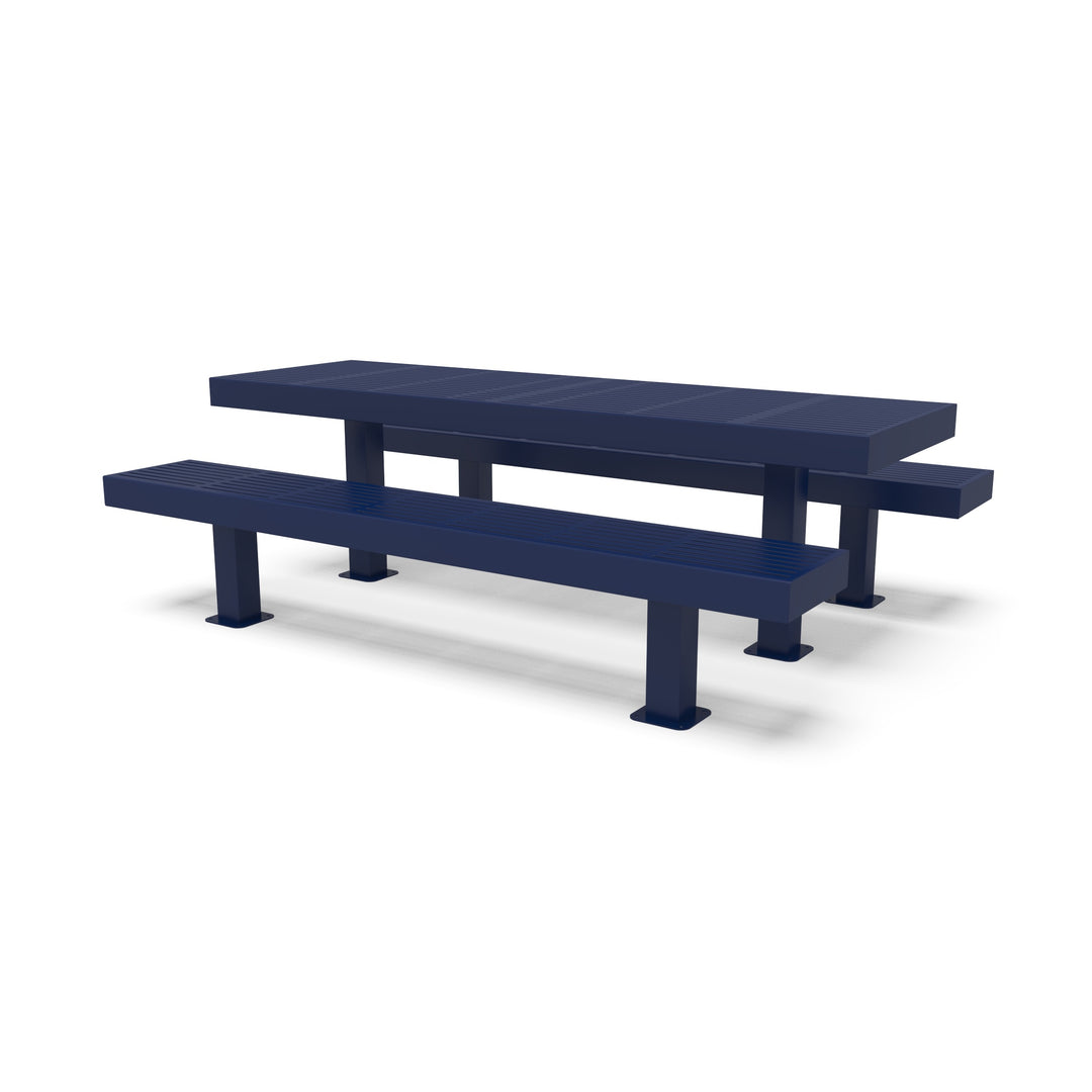 Mounted Designer Traditional Picnic Table