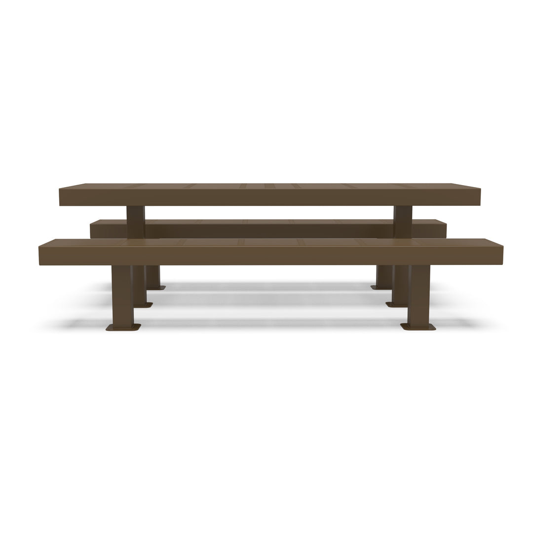 Mounted Designer Traditional Picnic Table