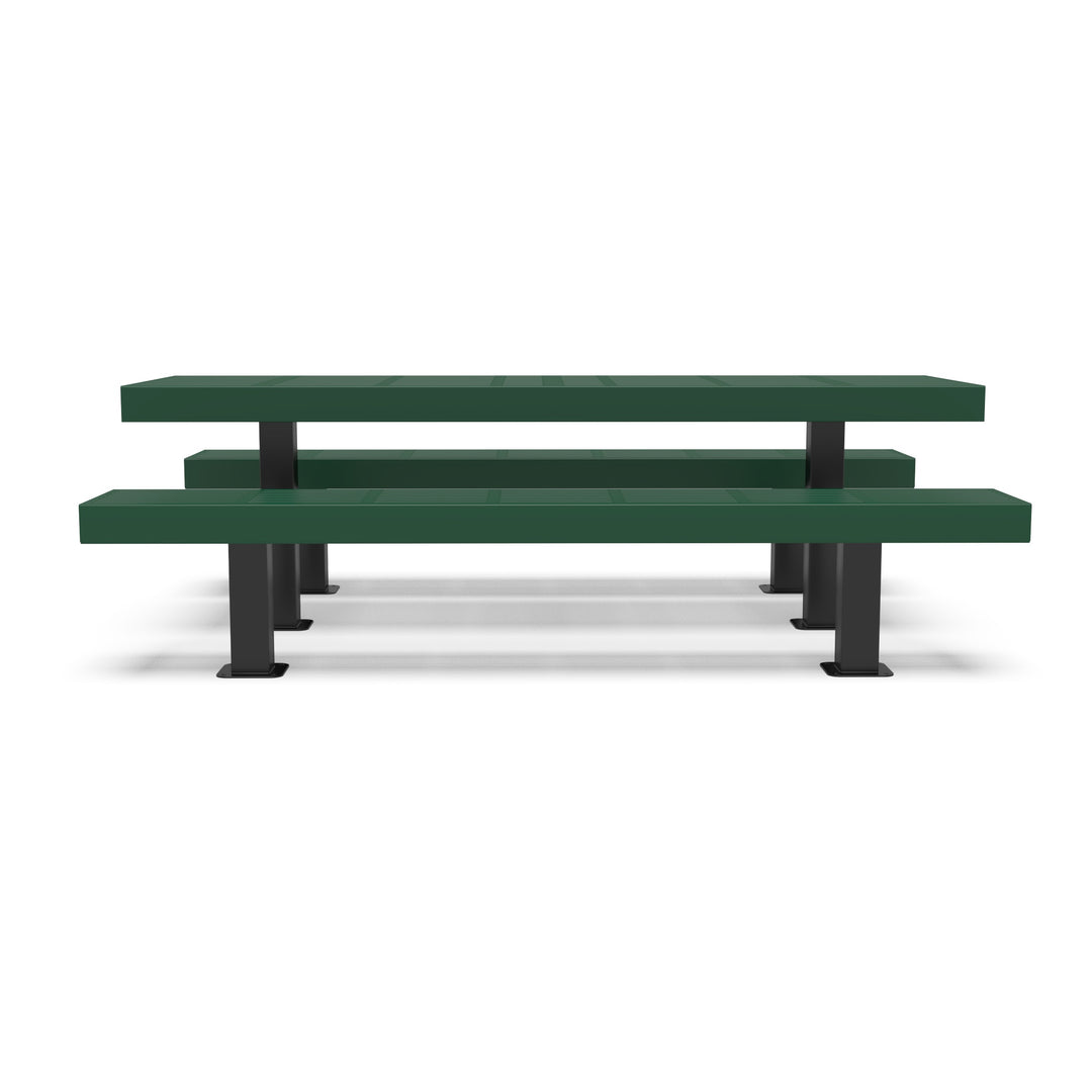 Mounted Designer Traditional Picnic Table