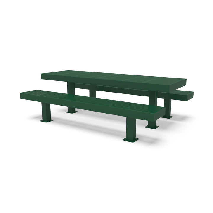 Mounted Designer Traditional Picnic Table
