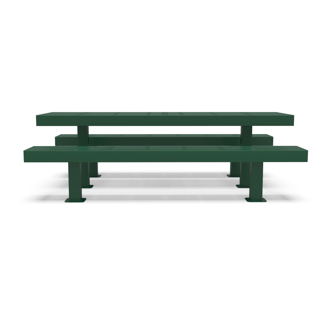 Mounted Designer Traditional Picnic Table