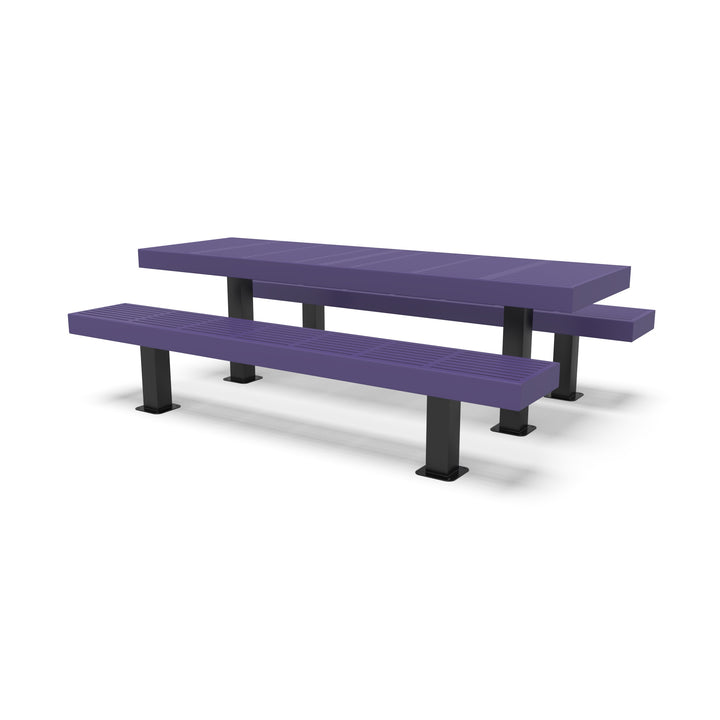 Mounted Designer Traditional Picnic Table