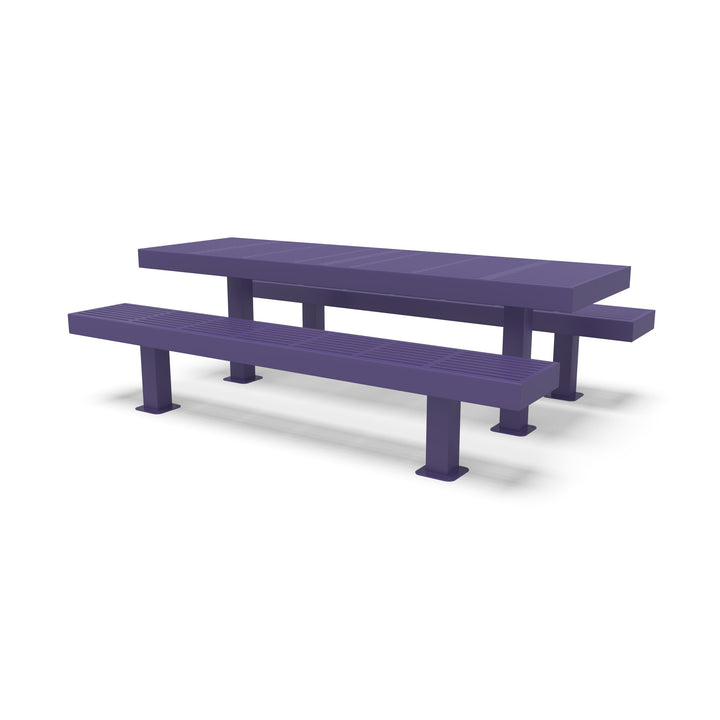 Mounted Designer Traditional Picnic Table