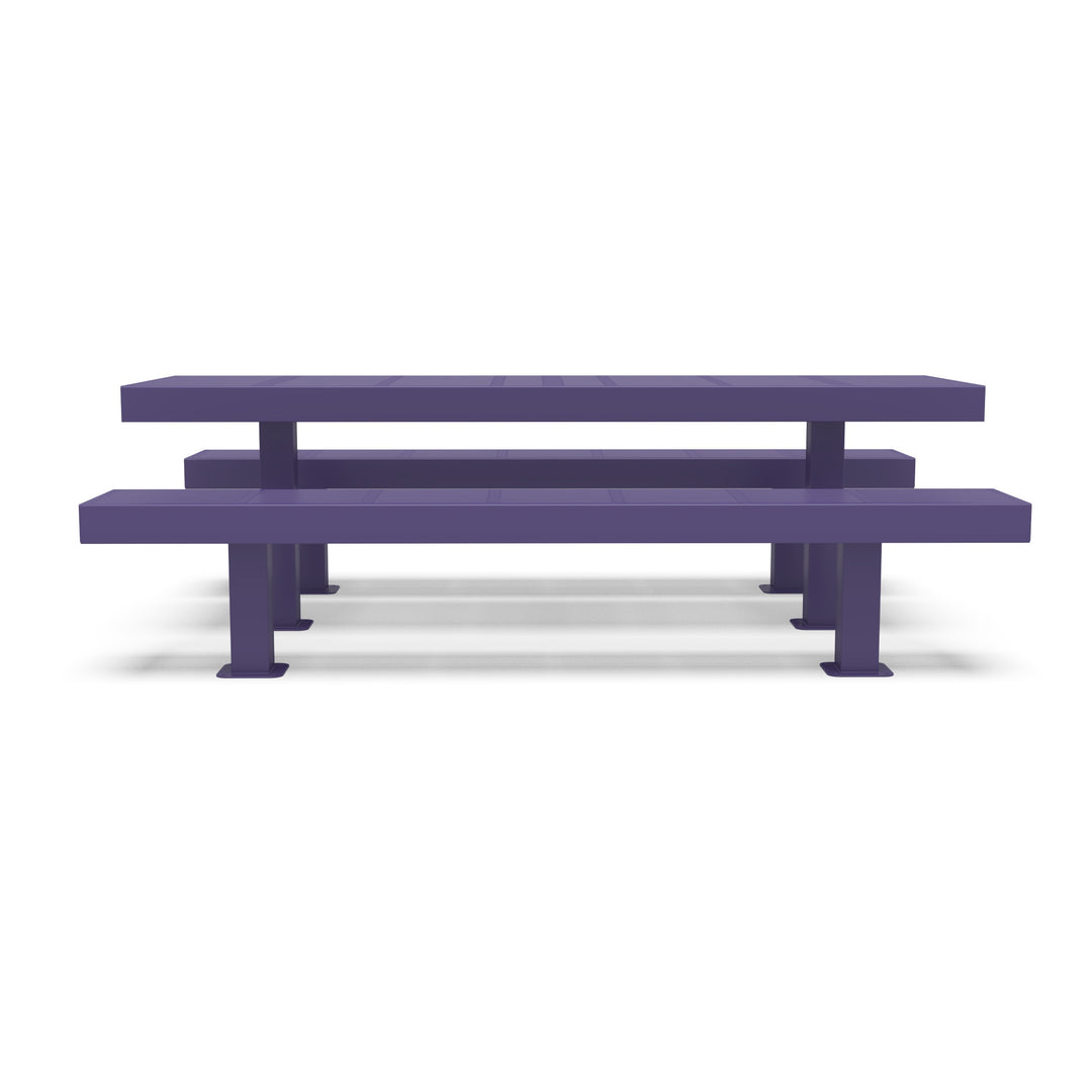 Mounted Designer Traditional Picnic Table