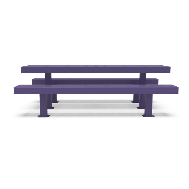 Mounted Designer Traditional Picnic Table