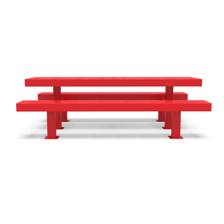 Mounted Designer Traditional Picnic Table