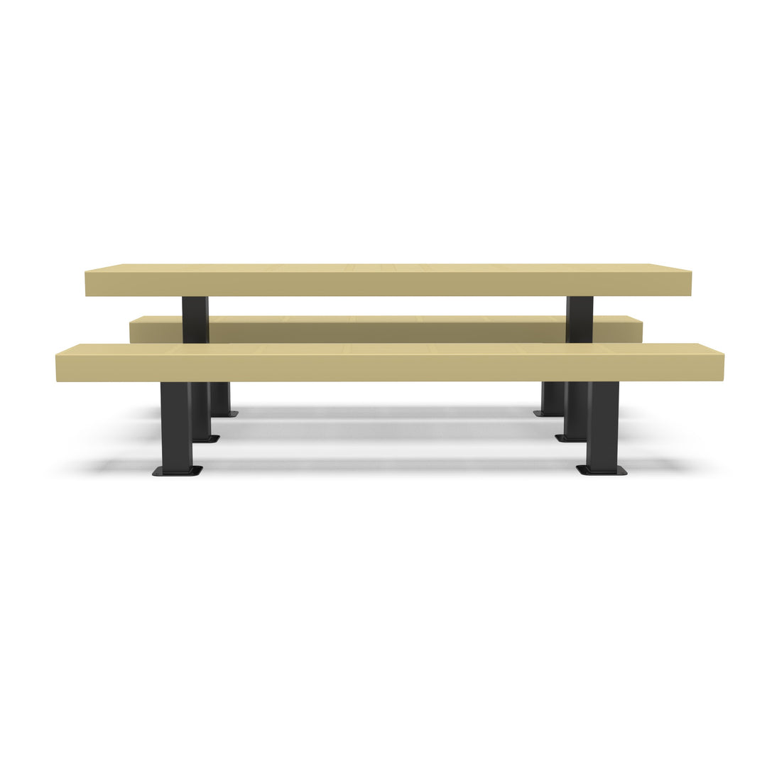 Mounted Designer Traditional Picnic Table