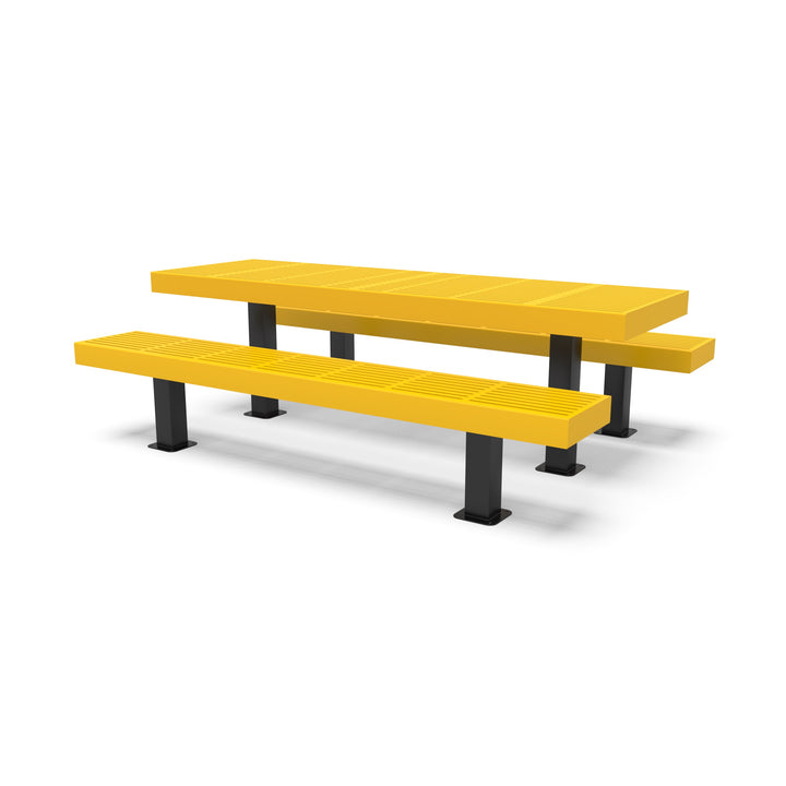 Mounted Designer Traditional Picnic Table