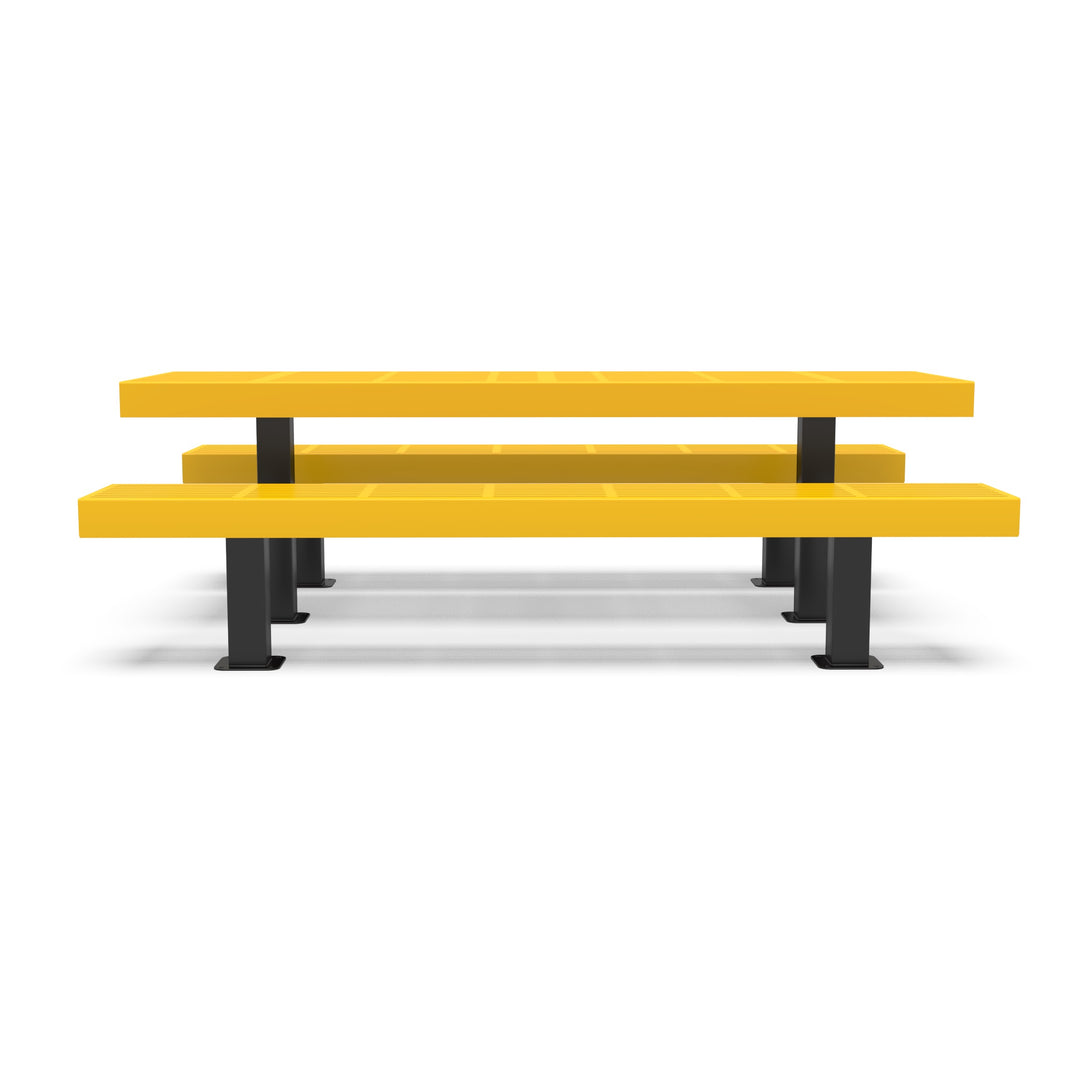 Mounted Designer Traditional Picnic Table