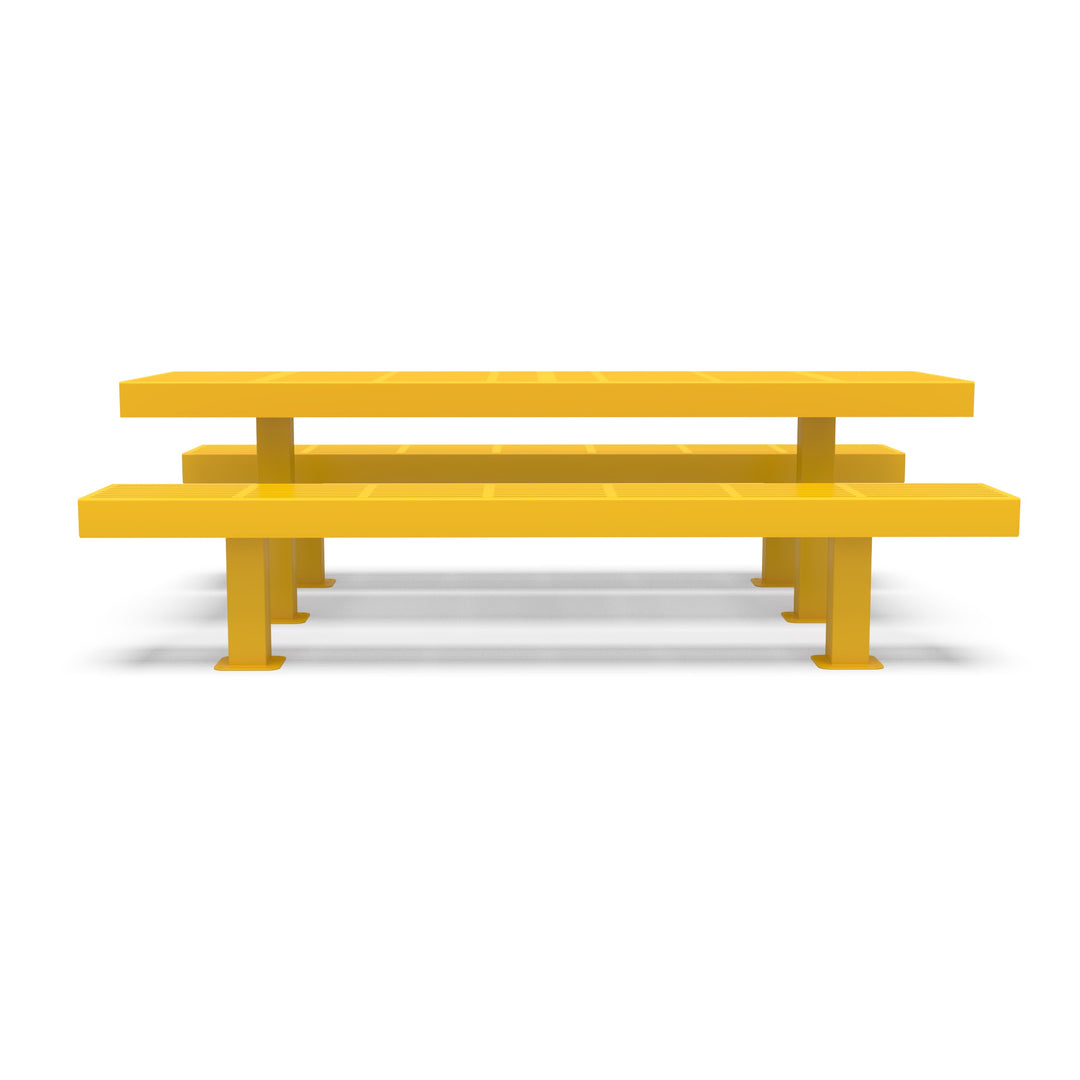 Mounted Designer Traditional Picnic Table