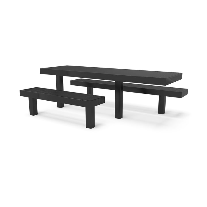 Inground Designer Side by Side Diamond Picnic Table