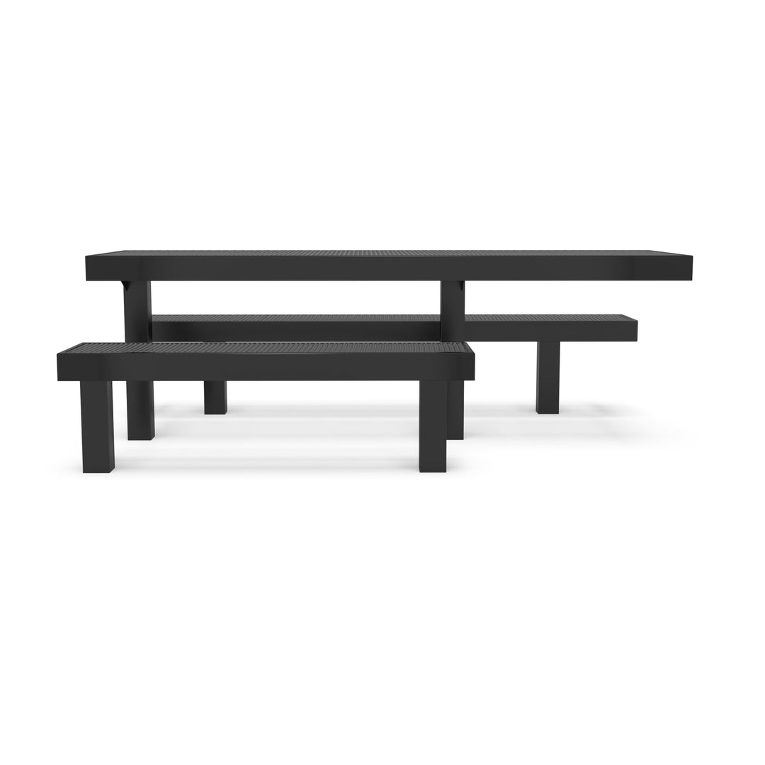 Inground Designer Side by Side Diamond Picnic Table