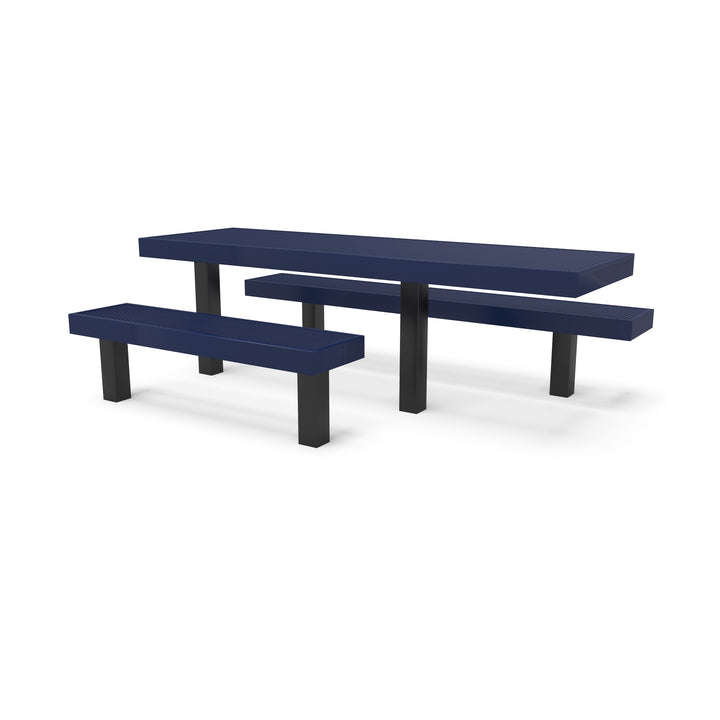 Inground Designer Side by Side Diamond Picnic Table