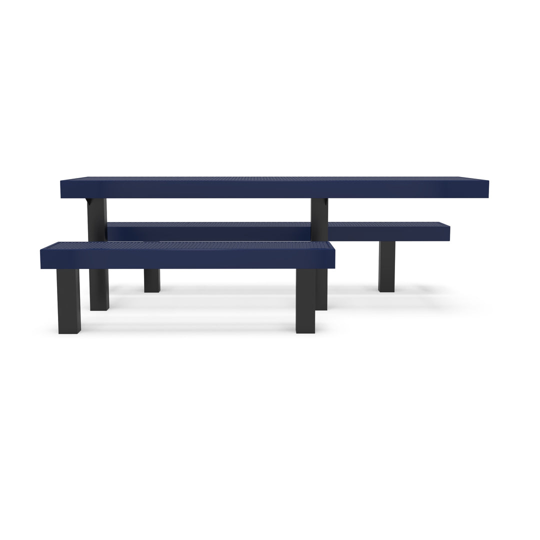 Inground Designer Side by Side Diamond Picnic Table