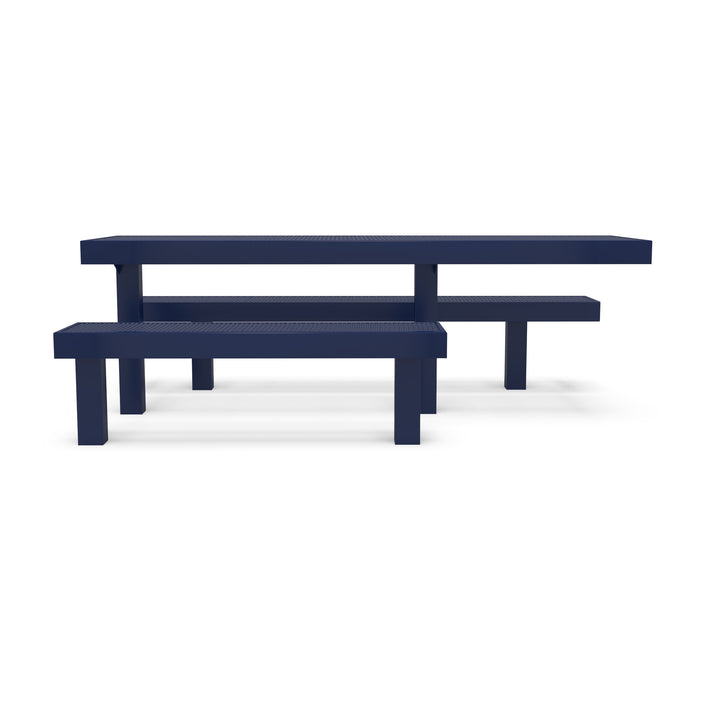 Inground Designer Side by Side Diamond Picnic Table