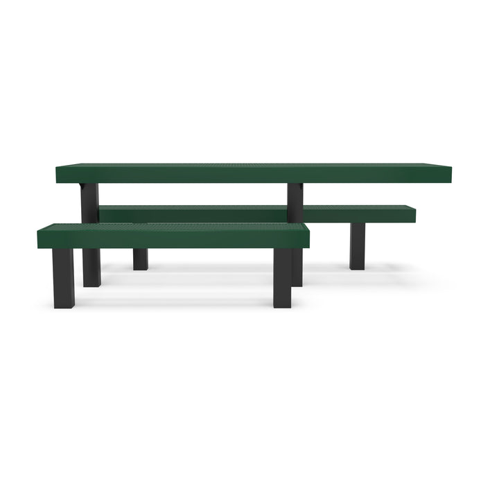 Inground Designer Side by Side Diamond Picnic Table