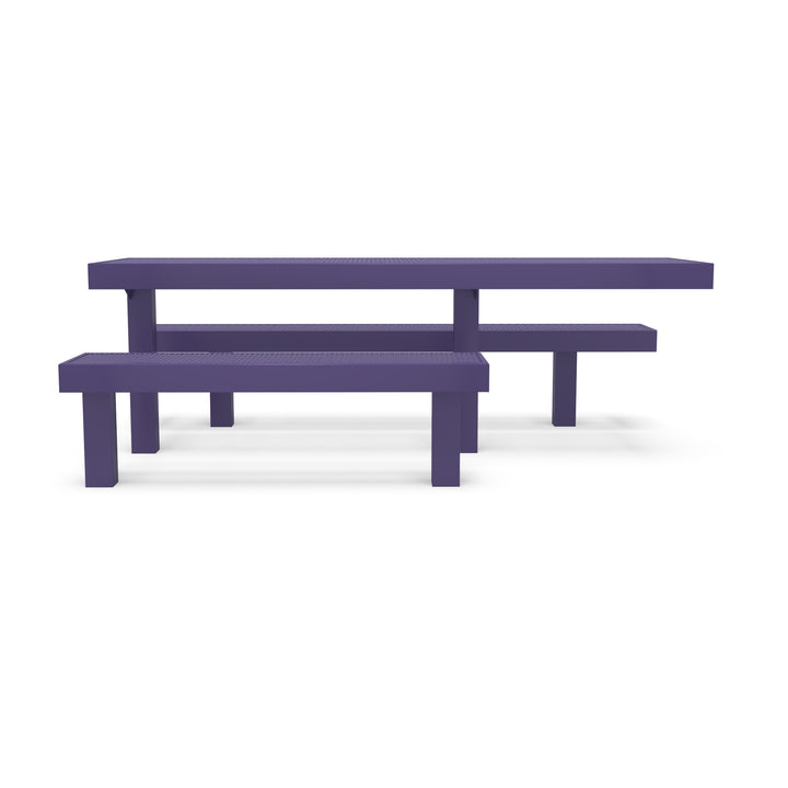 Inground Designer Side by Side Diamond Picnic Table