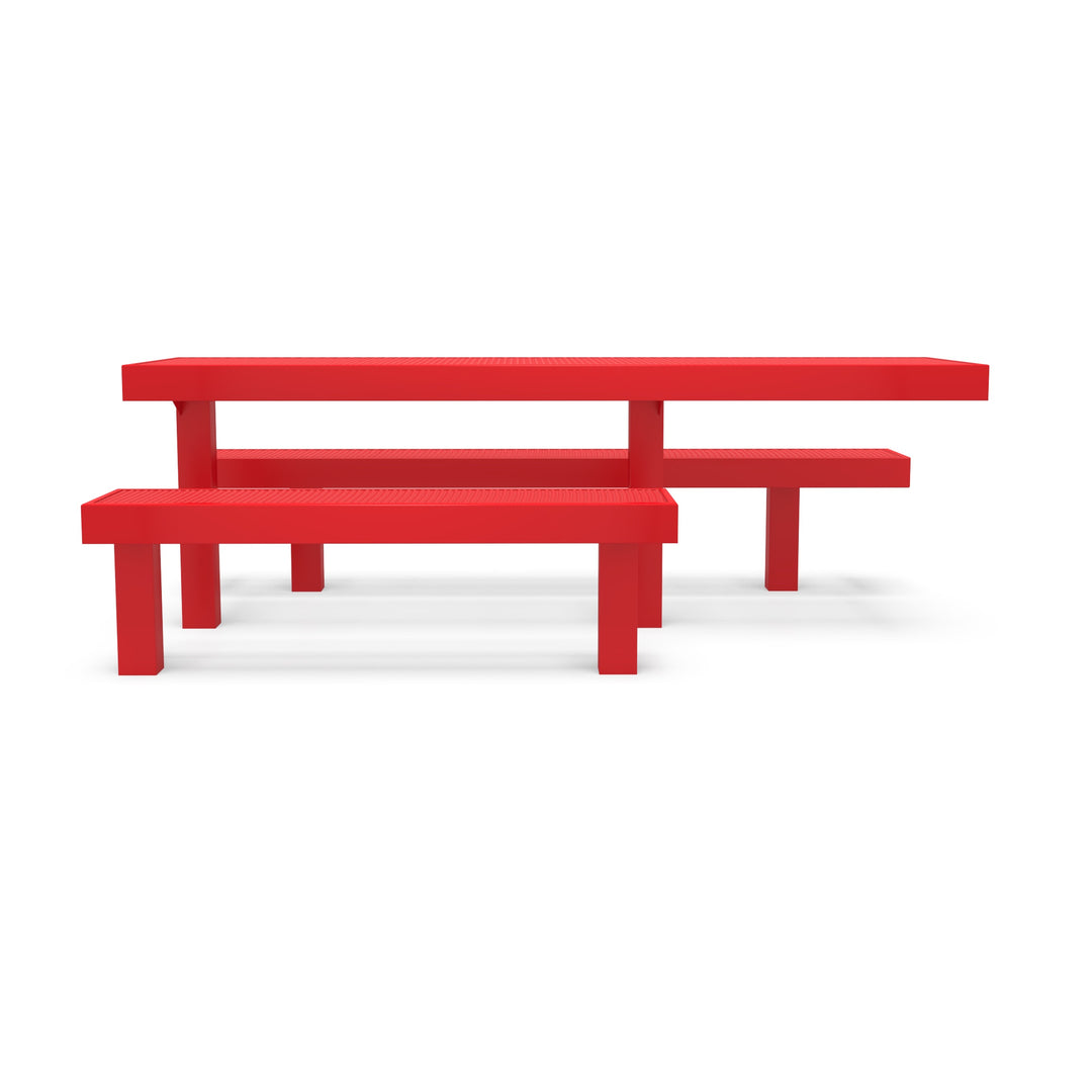 Inground Designer Side by Side Diamond Picnic Table