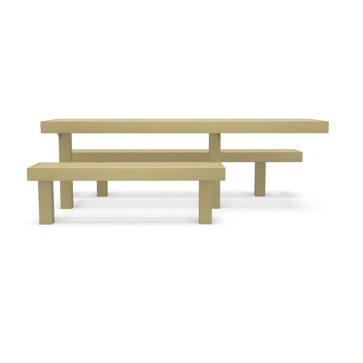 Inground Designer Side by Side Diamond Picnic Table
